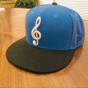 New Era Music Note Fitted Hat